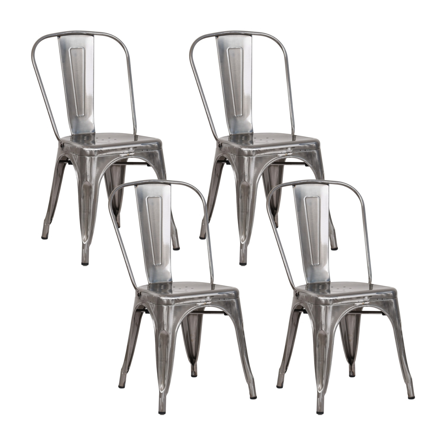 Pack 4 Sillas Apilables...